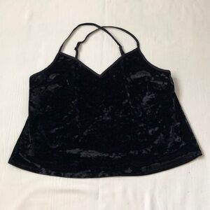 Victoria’s Secret Black Velvet Camisole